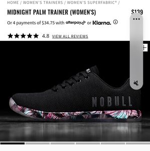 NOBULL midnight palm trainer size 7.5